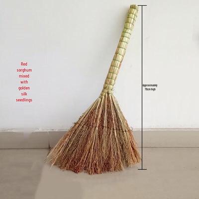 HEIXIE Hand-woven Sorghum Straw Broom