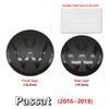 2pcs Front Rear Emblem For VW Passat 2011-2018 Modified Black Flat Mirror Logo Cover Stickers Accessories Extra Pro Plus Value QS0