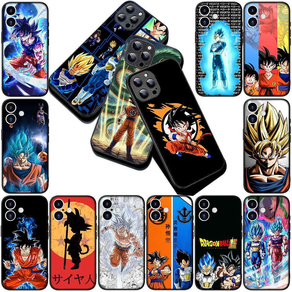 Cover for Samsung Galaxy S25 S24 S23 FE Ultra Plus S7 Edge S25+ S23+ A56 5G Case Dragons Gokus Balls DragonBalls Vegeta Super