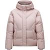 Simple Hooded Letter Loose Warm Zipper Sports Down Jacket Women Outerwear 162618906-5