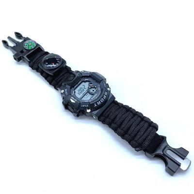 Brangdy Venkovské Multifunkční Paracord Hodinky