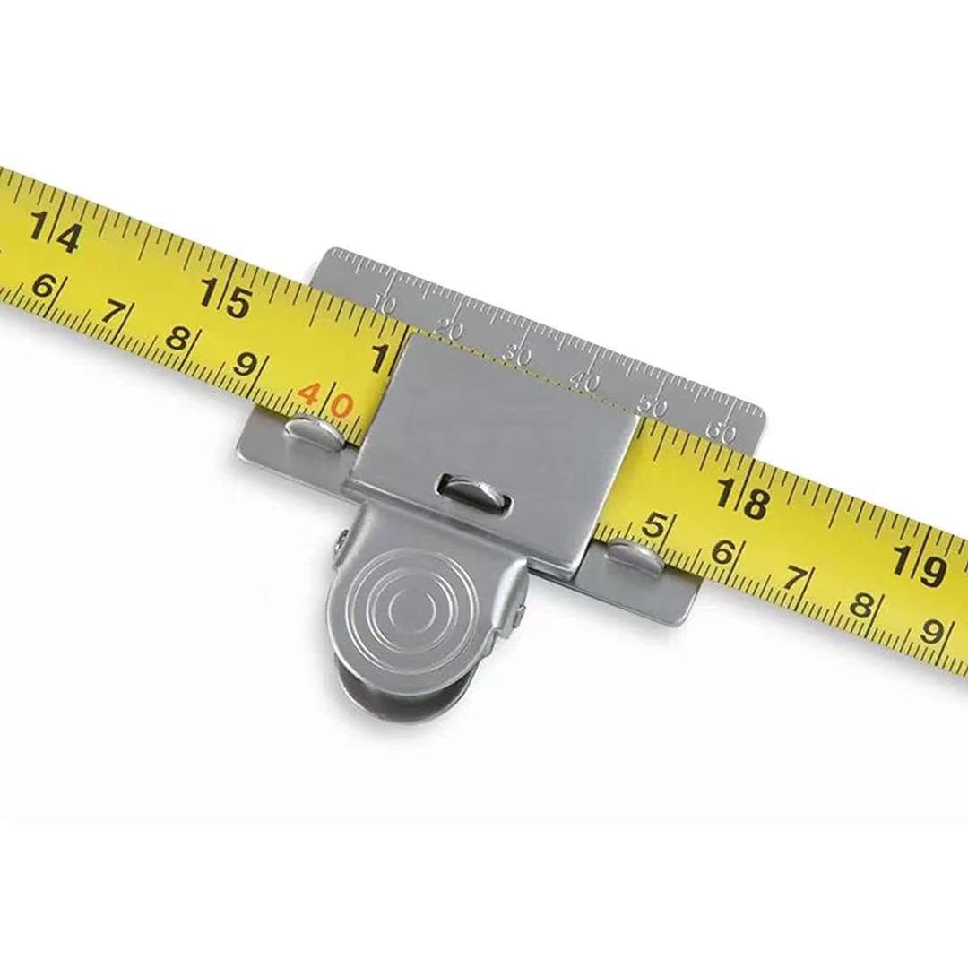 Measuring Tape Clip Stainless Steel Tape Measure Measuring Tools Woodworking Scribing Positioning Tape Measure Positioning Clip Clip ruler