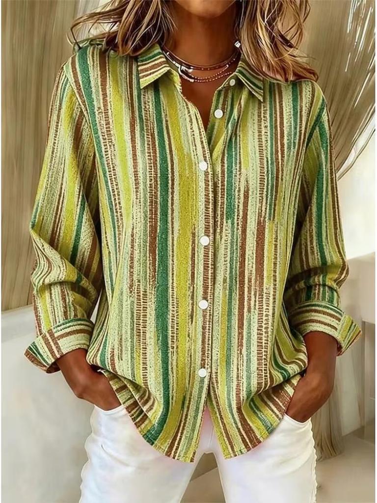 Damen-T-Shirt mit 3D-Digitaldruck - Europäischer & Amerikanischer Trend, Frühjahr/Herbst 2025