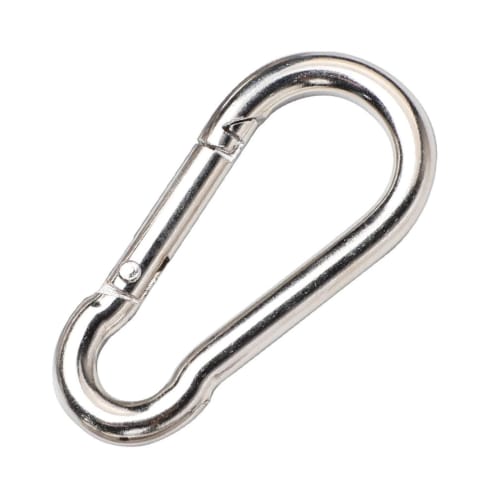 Itisyou Stainless Steel Spring Hooks Carabiner Hooks 6cm Pack of 20