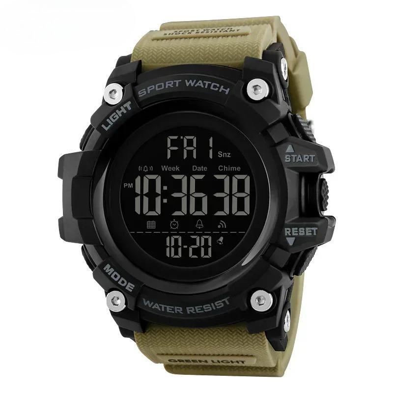 1384 Military Digital Mens Wristwatches Waterproof Sport Electronic Watch for Men Shockproof Clock 1358 Reloj Masculino