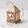 Christmas Luminous Wooden Cabin Ornament - Small House Tree Decoration