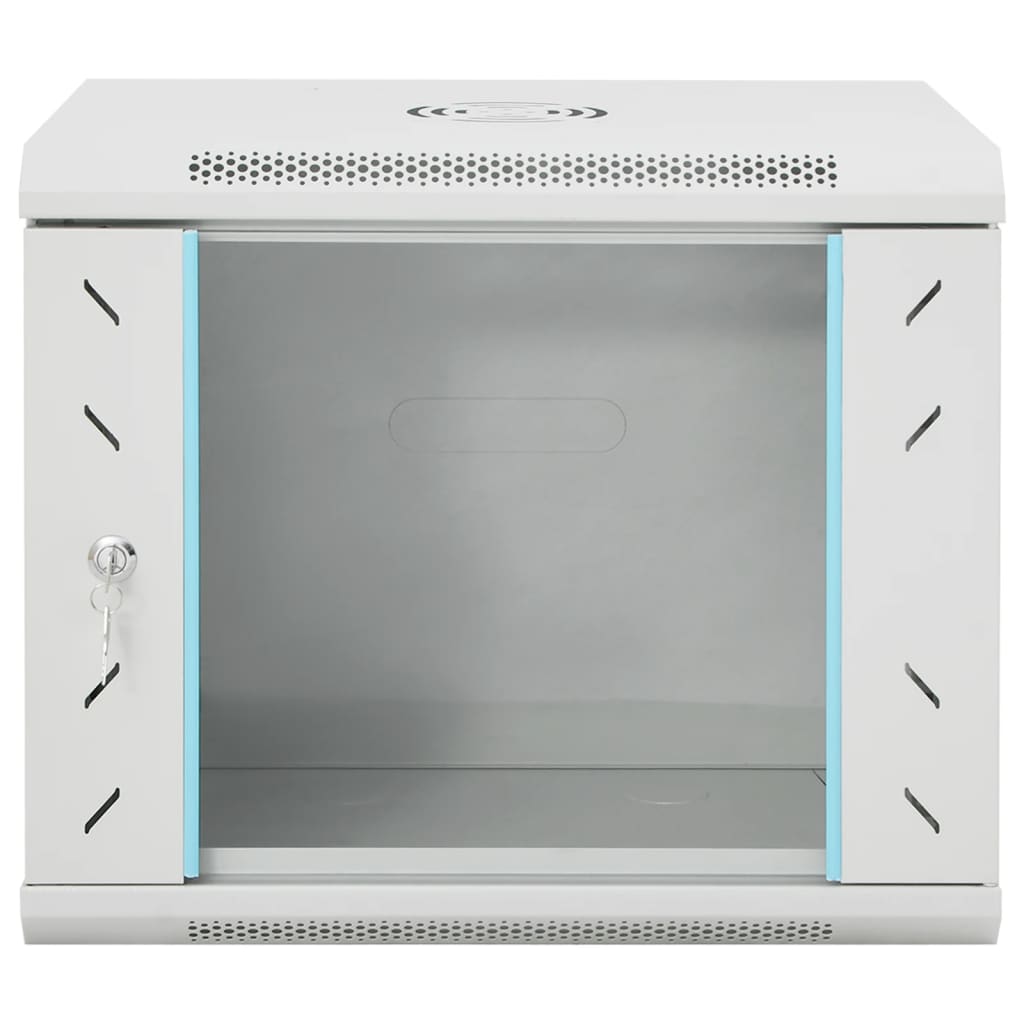Vidaxl Ścienna Szafka Serwerowa 9U, 19", Ip20, 53X40X45 Cm