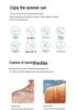 UPF50+ Zomerzonnebeschermingsshirt met Capuchon van IJszijde voor Koppels - Hoge Elasticiteit, 77% Nylon, 23% Spandex.