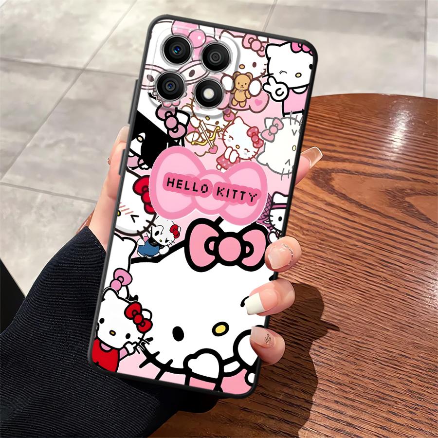 Case for Huawei P Smart 2019 P20 P40 Lite P30 P20 Pro P20 Lite 2018 Funda Phone Cover Cartoon Hello K-Kittys