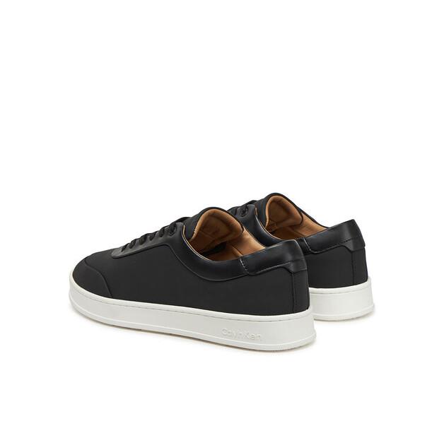 Мужские кроссовки Calvin Klein Low top lace up oxford rubb lth hm0hm01708 чёрные