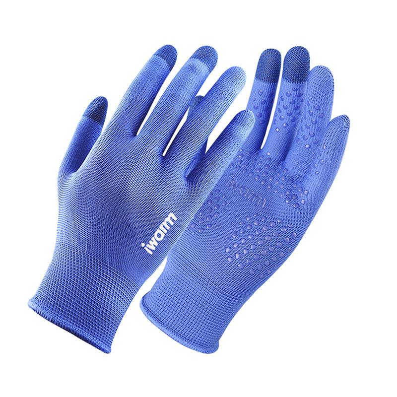 1 Paar Anti-Ultraviolett Outdoor-Sport Laufen Handschuh Warm Touchscreen Fitnessstudio Fitness Vollfingerhandschuh Unisex Gestrickte Handschuhe