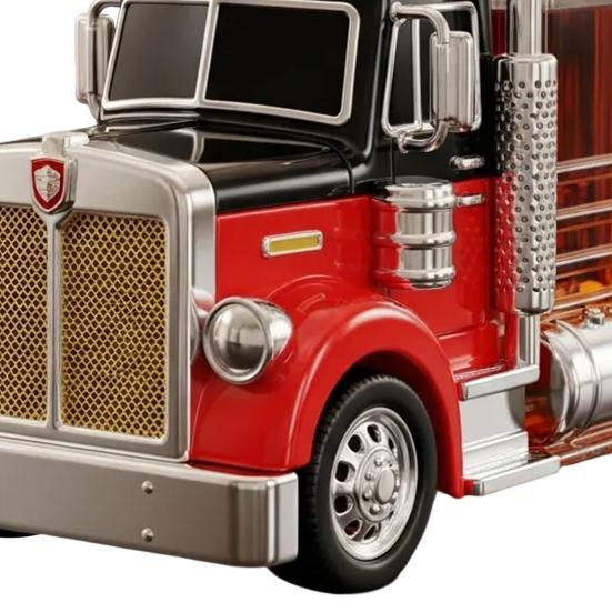 Truck Whiskey Decanter Unique Glass Decanter for Whiskey Bourbon Tequila Liquor Decanter Gift for Truckers Bourbon Lovers