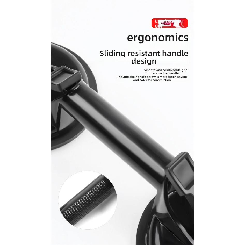 Strong Suction Cup Lifter - Powerful Grip for Glass, Tiles, Ceiling Panels & Floor Tiles | Lifts Screens, Car Parts | Heavy-Duty