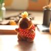Keychain Capybara Stuffed Soft Short Plush Toy Pp Cotton Backpack Accessory