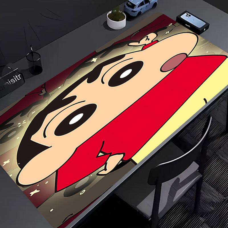Tapis de Souris Crayon Shin-chan - Base en Caoutchouc Antidérapante, Surface Lisse pour le Travail, le Jeu, le Bureau et la Maison, Tapis de Souris de Bureau