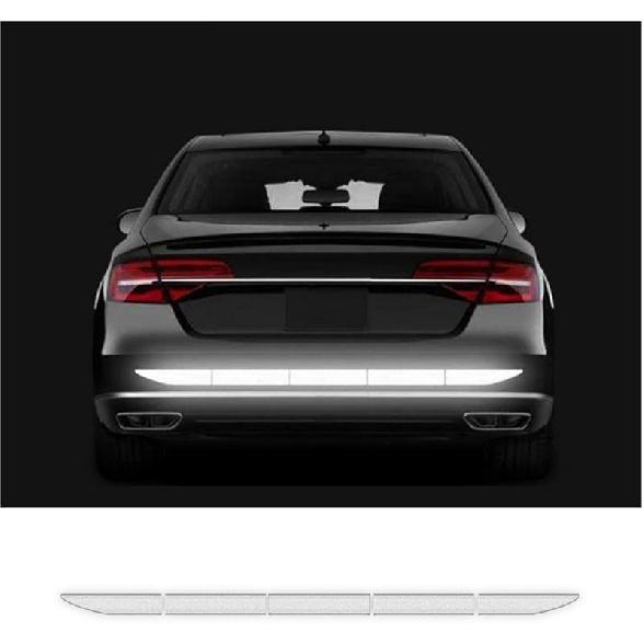 Car Trunk Reflective Sticker, Strong Reflective Anti-Scratch Waterproof Adhesive Stickers for Safe Driving, Universal for Most Cars/SUVs/Pickup