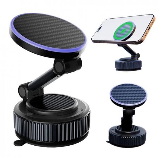 Wireless Car Magnetic Phone Holder S2 Carbon Fiber O2C5 For Car Wireless N8C0