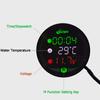 5 in 1 Motorcycle Temperature Guage Water Temperature/Time/Stopwatch/Voltage Display 9-24V LED Night Vision Motorbike Instrument