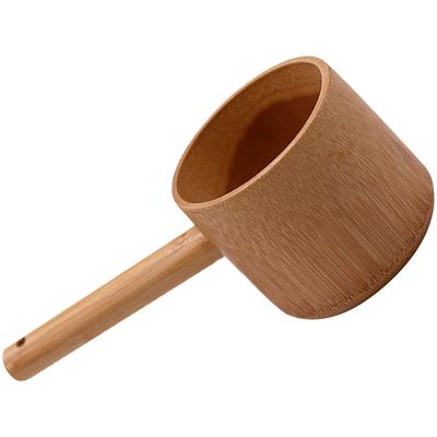 Banyo Kaşığı Büyük Kepçe Su Bambu Kepçe Sauna Kovası Restoran Sulama Çay Japon Mutfağı