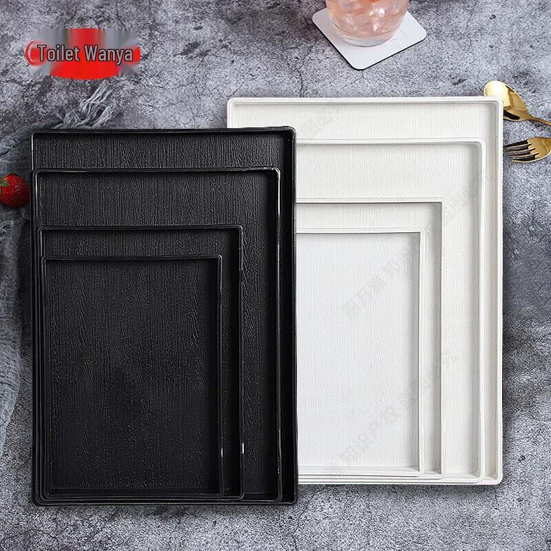 Прямоугольный поднос из меламина для подачи и хранения