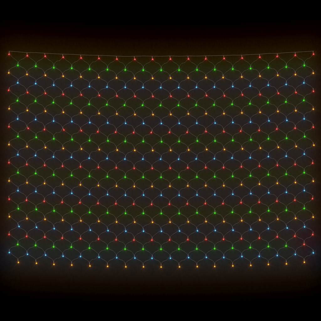 Vidaxl Siatka Z Lampek Led, Kolorowa, 4X4 M, 544 Led