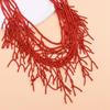Multilayer Beads Choker Necklace Handmade Design Bohemian Theme Neckwear Neck Jewelry for Lady Evening Party Dresses