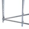 Portable Sawhorse Heavy Duty Steel Adjustable Work Support, Foldable Sawhorse Stand 100 kg Weight Capacity, Silver Tone