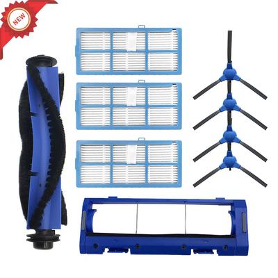 Rolle Hauptbürste Waschbarer Filter Seitenbürsten Wischtuchteile für Coredy Roboter-Staubsauger R550 R500+ R600 R650 R750 D400