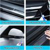 Tallew 3 Rolls 67 Ft Car Edge Door Guards Sill Protector 5D Carbon Fiber Vinyl Wrap Automotive Vehicle Anti Collision Film Fits (Black, 2 in x 17, 4