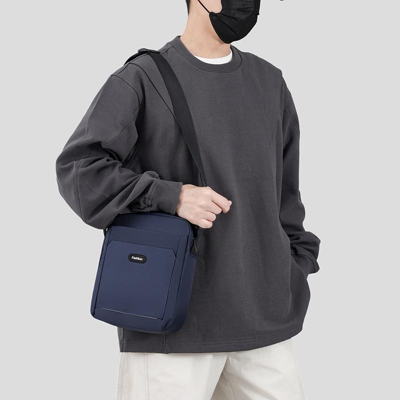 Herren Business Casual Umhängetasche - Einfache Oxford Schulter-Sling für Pendler & Outdoor-Einsatz