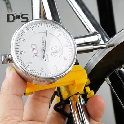Zentrierständer für Fahrradräder mit Messuhr, Gabelrahmenhalterung, MTB, Rennrad, Mountainbike, Felgeneinstellwerkzeug, Fahrradreparaturzubehör
