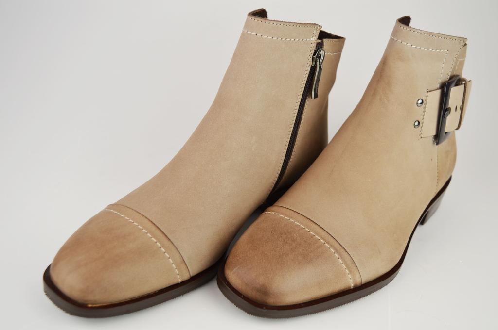 Women's Boots Marco 2011 36 Beige Leather