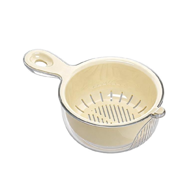 Plastic Drainage Basket Multipurpose Kitchen Tool Set With Detachable Layers For Washing And Draining Food