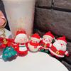Santa Claus Key Holder 3D Doll Keychain Christmas Series Keychain Car Keys Ring New Year Keychain