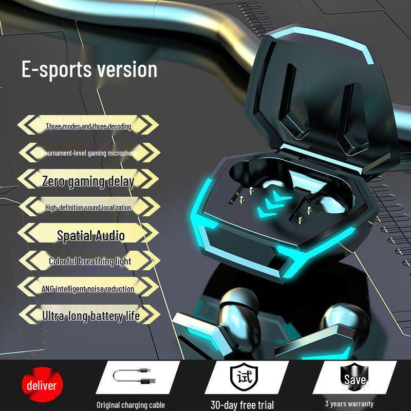 

Low-Latency Noise-Canceling Wireless Gaming Earbuds