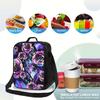 1pc Rose Graffiti Pattern, Portable Reusable Cooler Bag, Insulated Lunch Bag, Essential for Camping, Picnic, Beach