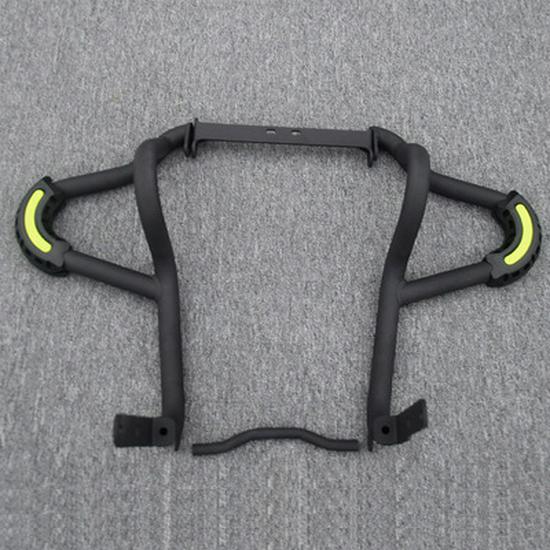 Qianjiang Flash 350 Motorcycle Bumper Canvas Side Bag & Rear Rack