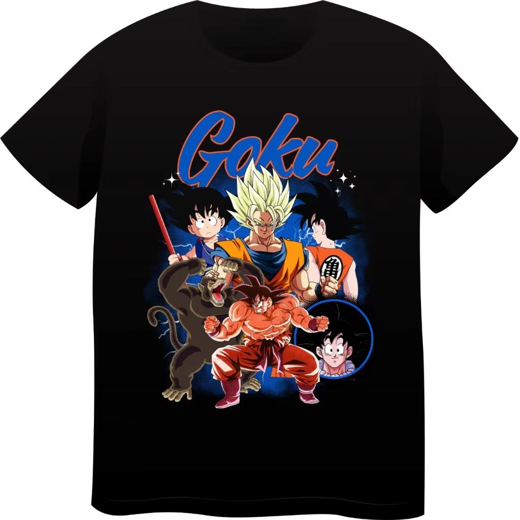 Dragon Ball Japan Anime Goku Printed T-shirt Men s and Women s T-shirt Men s Top Sports T-shirt Men s T-shirt Summer Tee 2026... S разноцветный