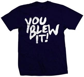 New Music You Blew It!  Logo  T Shirt S