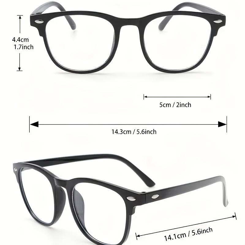 New Blue Light Blocking Glasses Unisex Clear Lenses Reduce Strain Caused by Computer Television Eye Strain Caused by Phones