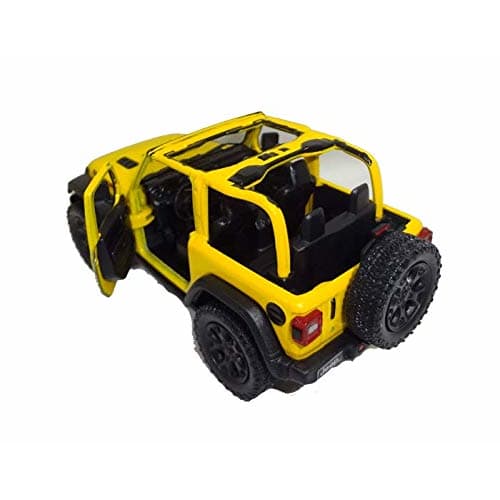 Kinsmart 2018 Jeep Wrangler Rubicon Yellow (No Top)
