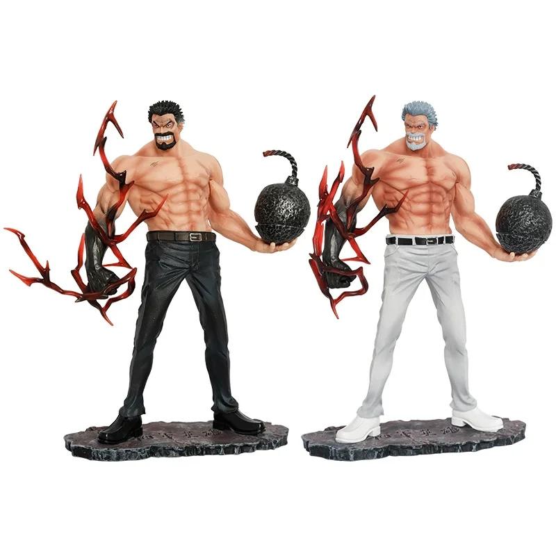 26cm Ein-Zimmer-Anime Monkey D Garp Stehende Haltung Skulptur Szene Figur PVC Modell Statue Schmucksammlung Geburtstagsspielzeug