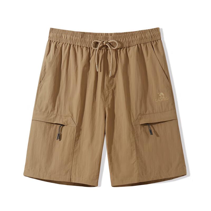 CAMEL Men's Lightweight Loose Fit Cargo Shorts