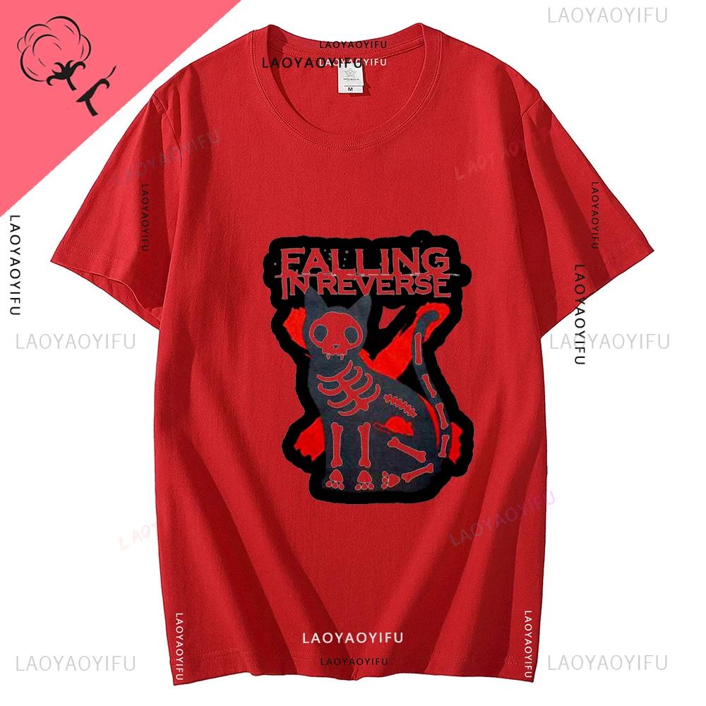 Rock Band Falling In Reverse Official Merchandise The Death Shirt Accessories Men Women Cotton Novelty T-shirt Short Sleeve Tee