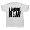 Jag fotograferar RAW-fotografi Fotograf Kamera T-shirts Grafisk Bomull Streetwear Kortärmad Födelsedagspresenter Sommarstil T-shirt