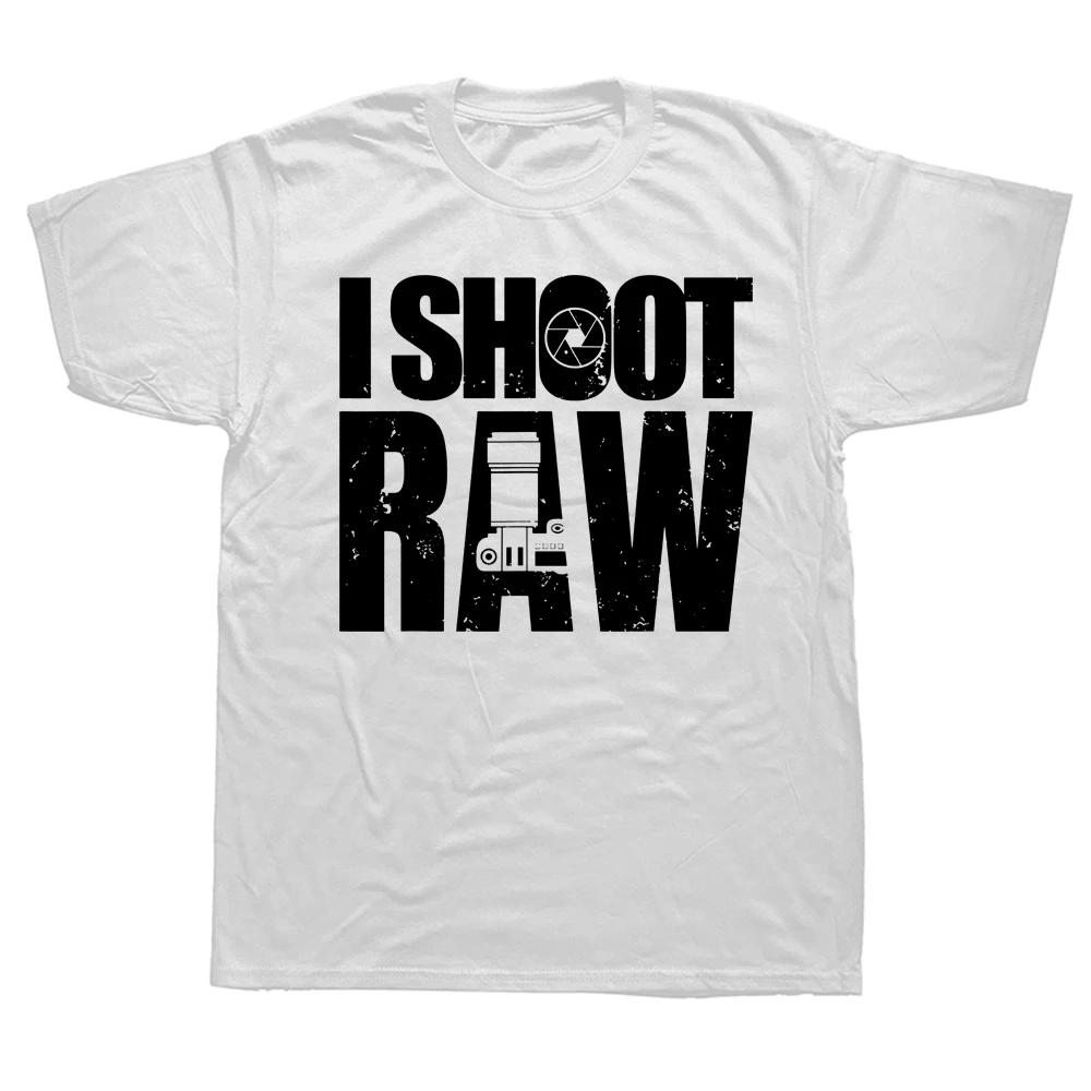 Jag fotograferar RAW-fotografi Fotograf Kamera T-shirts Grafisk Bomull Streetwear Kortärmad Födelsedagspresenter Sommarstil T-shirt