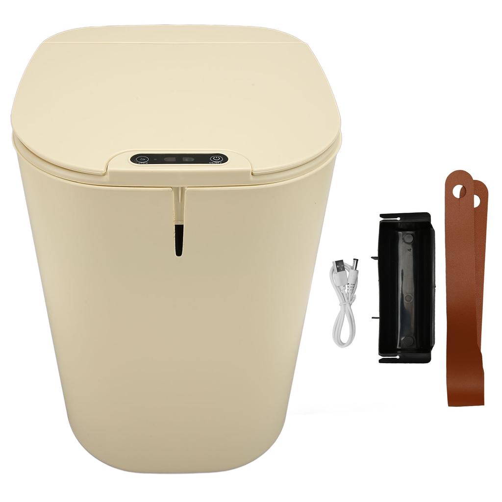 Smart Trash Can Multifunctional Quiet Rechargeable Waterproof Intelligent Sensing Trash Can for