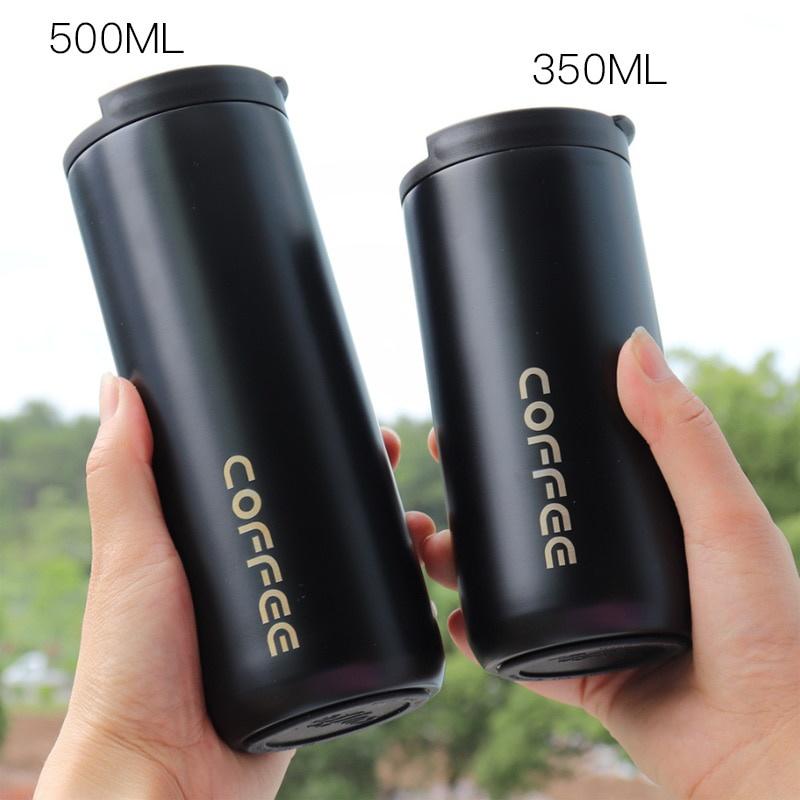 350ml/500ml Dvojitý nerezový hrnek 304 na kávu Nepropustný termohrnek cestovní termohrnek Termohrnek Láhev na vodu na dárky