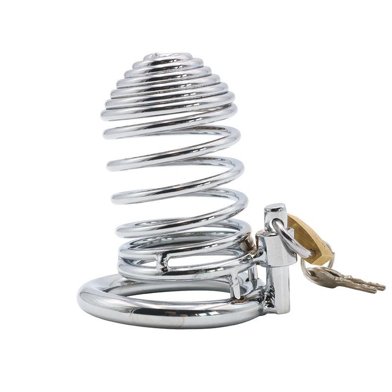 Metal Chastity Lock Chastity Device Penis Cage Adult Sex Product Sex Tools Outing Props Passion