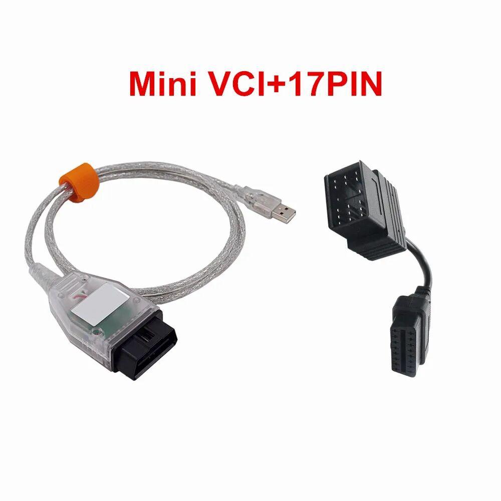 Neu Mini-VCI V18.00.008 Für-TOYOTA OBD2 Auto Diagnosekabel Mini VCI J2534 FTDI FT232RL TIS Techstream Auto Kabel Stecker